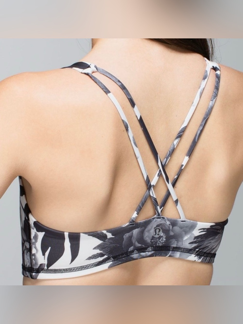 Lululemon Free to Be Sports Bra in Brisk Bloom Size Small 4 Floral Strappy Yoga